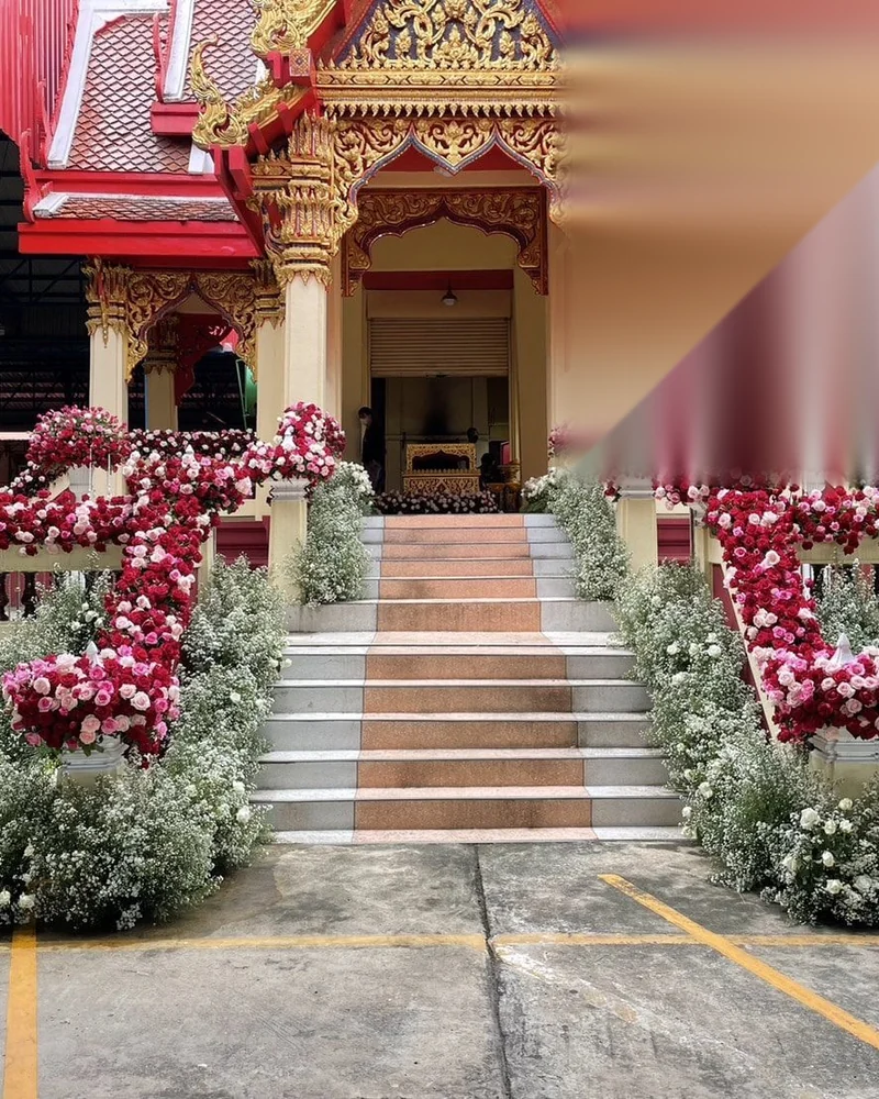 พรีเมียมองค์กร ดอกไม้หน้าเมรุ วัดสวัสดิ์วารีสีมาราม ส่งฟรีถึงวัดทั่วกรุงเทพฯ